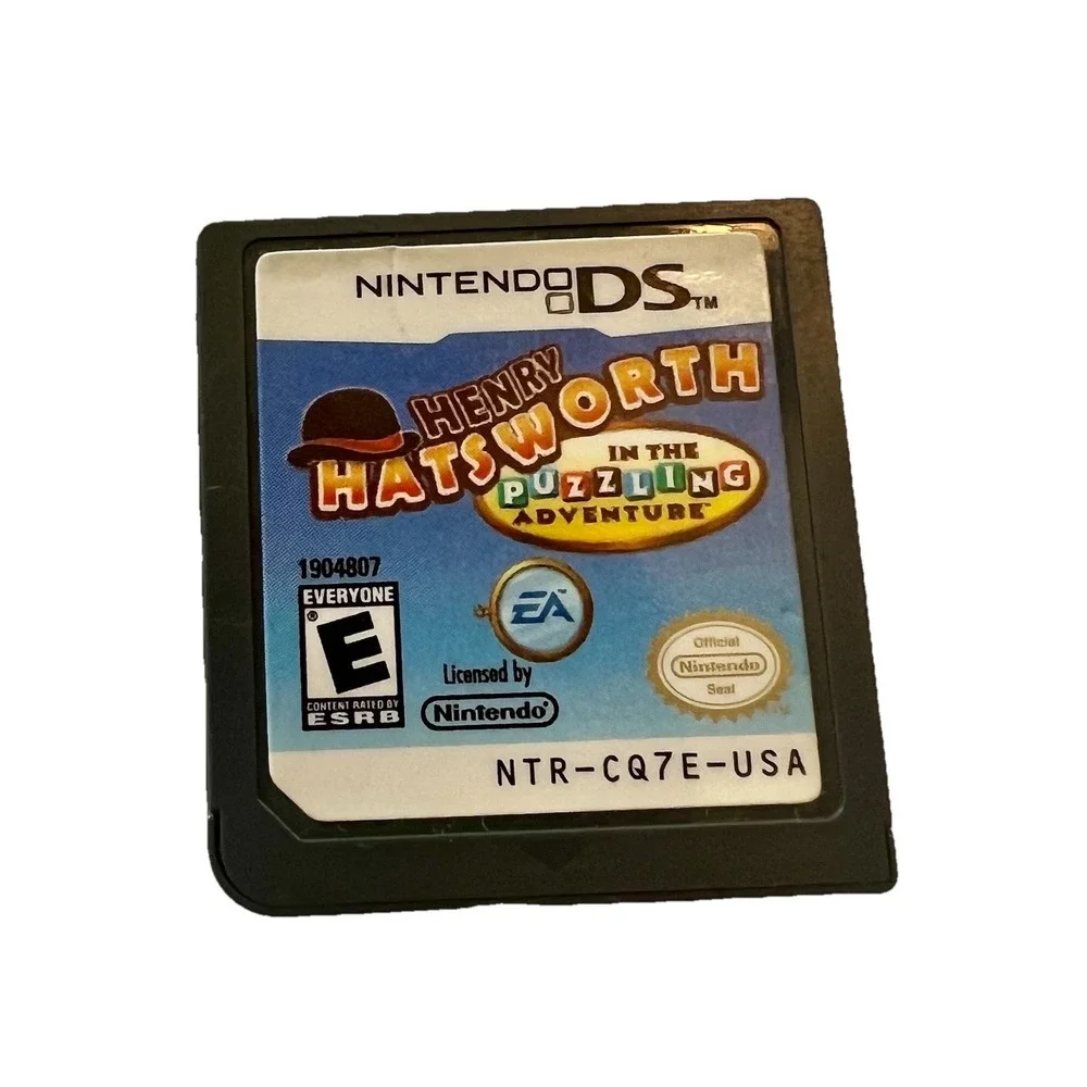 Henry Hatsworth in the Puzzling Adventure Nintendo DS 2009 CIB Excellent Cond.
